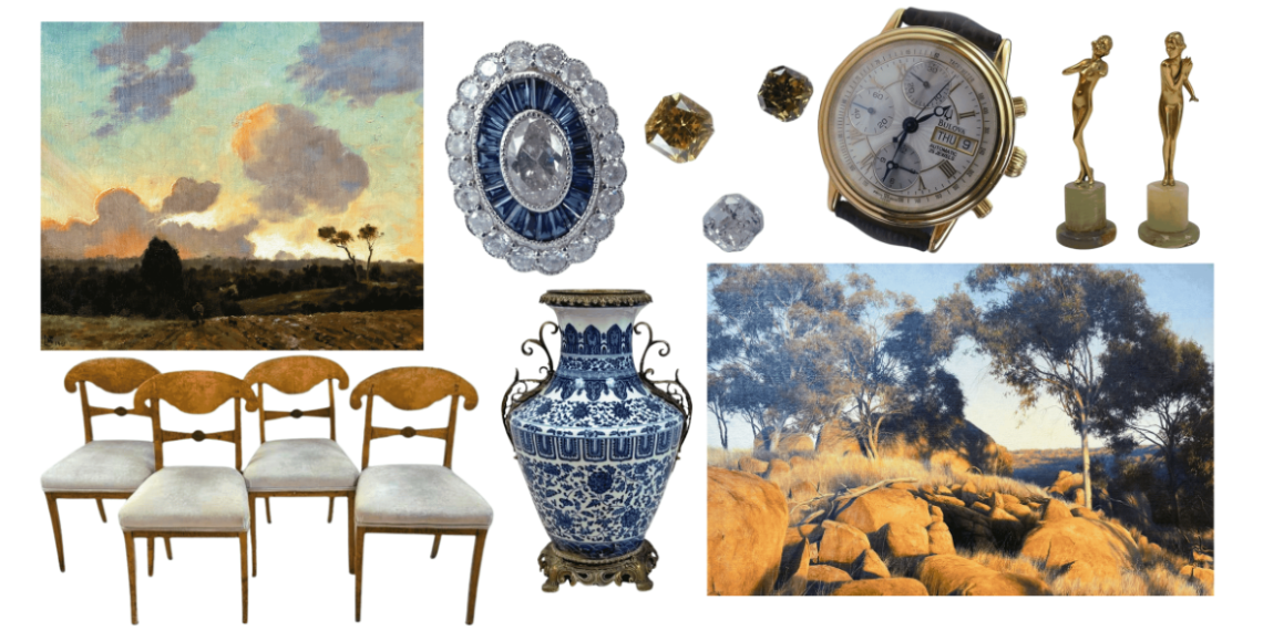 Art, Jewellery, Decorative Arts, Watches, Silver, Furniture and Collectables - October Auction